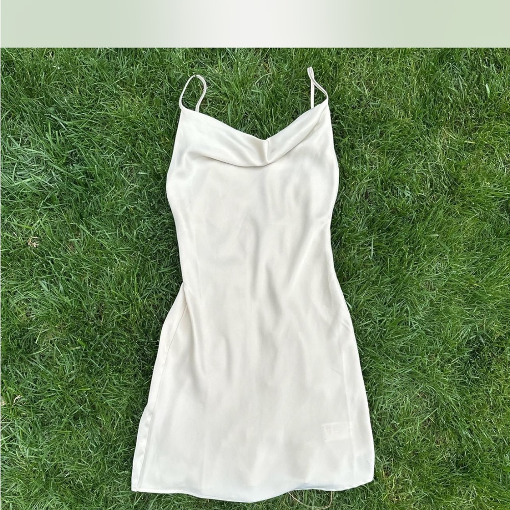 Urban Outfitters Elegant Cream Slip Dress